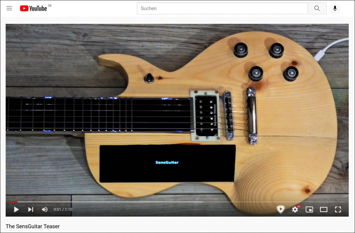 2021/11/13 - Launch of SensGuitar Teaser Video